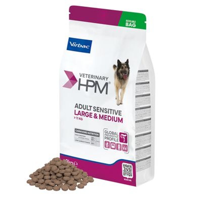 Virbac Veterinary HPM Adult Dog Sensitive Digest Large & Medium