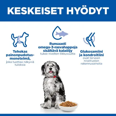 Hill's Science Plan Adult Perfect Weight & Active Mobility Medium -kana