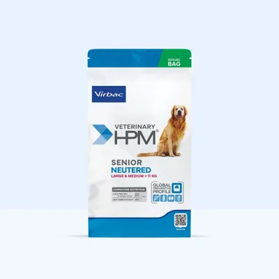 Virbac Veterinary HPM Senior Dog Neutered Large & Medium - 12 kg