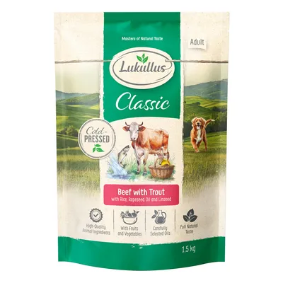 Lukullus hidegen sajtolt charolais marha & pisztráng