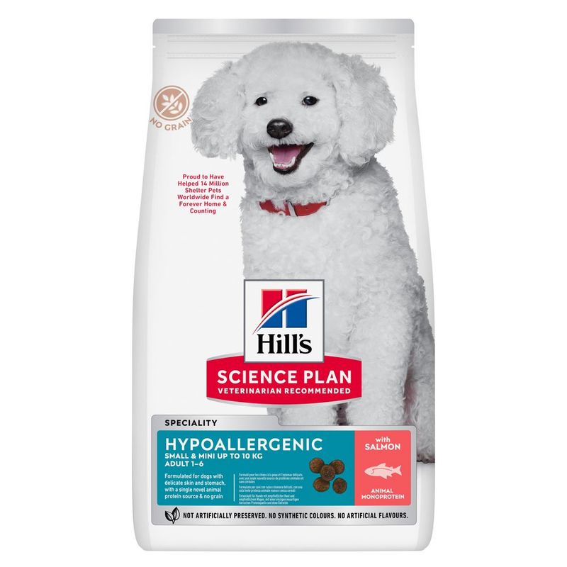 Hill's Science Plan Hypoallergenic Adult Small & Mini met Zalm