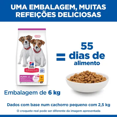 Hill's Science Plan Puppy <1 Small & Mini com frango