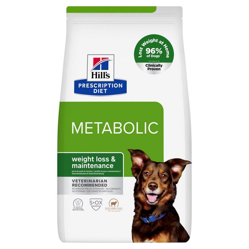 Hill's Prescription Diet Metabolic Weight Management lammas ja riisi