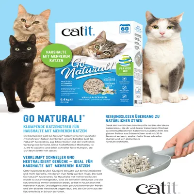 Catit Go Natural! Erbse + Bentonit Vanille