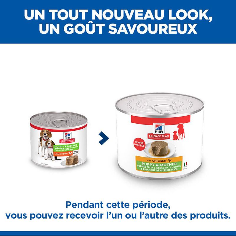 Hill’s Science Plan Puppy & Mother Mousse tendre pour chien