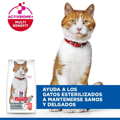 Hill's Science Plan Sterilised Cat Adult 1-6 salmón