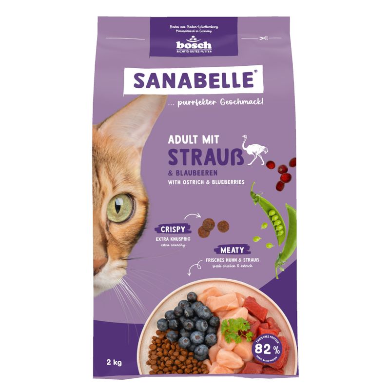 Sanabelle Adult pštrosie a čučoriedky