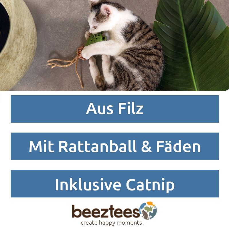 beeztees Katzenspielzeug Dschungel Raddi