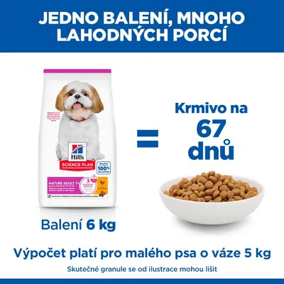 Hill's Science Plan Mature Adult 7+ Small & Mini kuracie