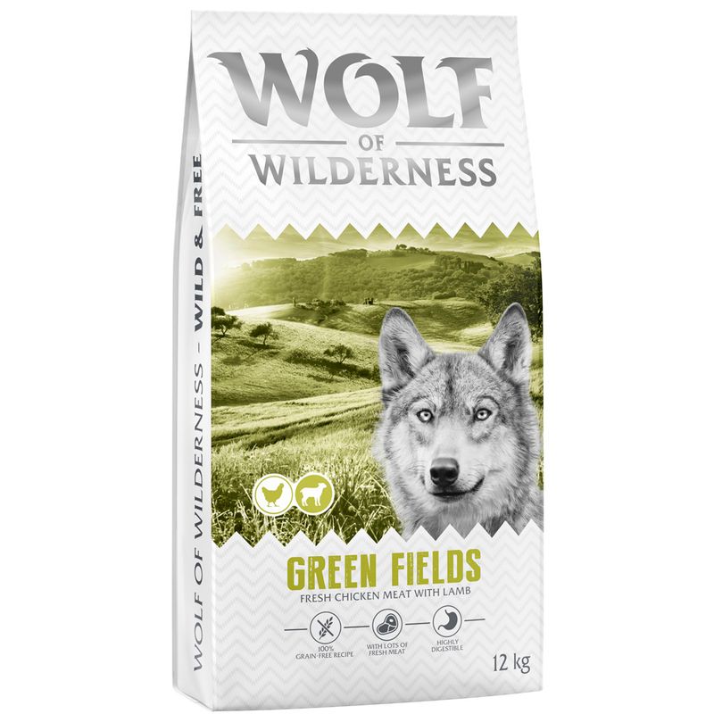 Wolf of Wilderness Adult "Green Fields" Lamm - getreidefrei