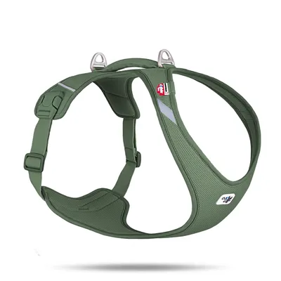 Curli Belka Air-Mesh peitoral em verde-musgo