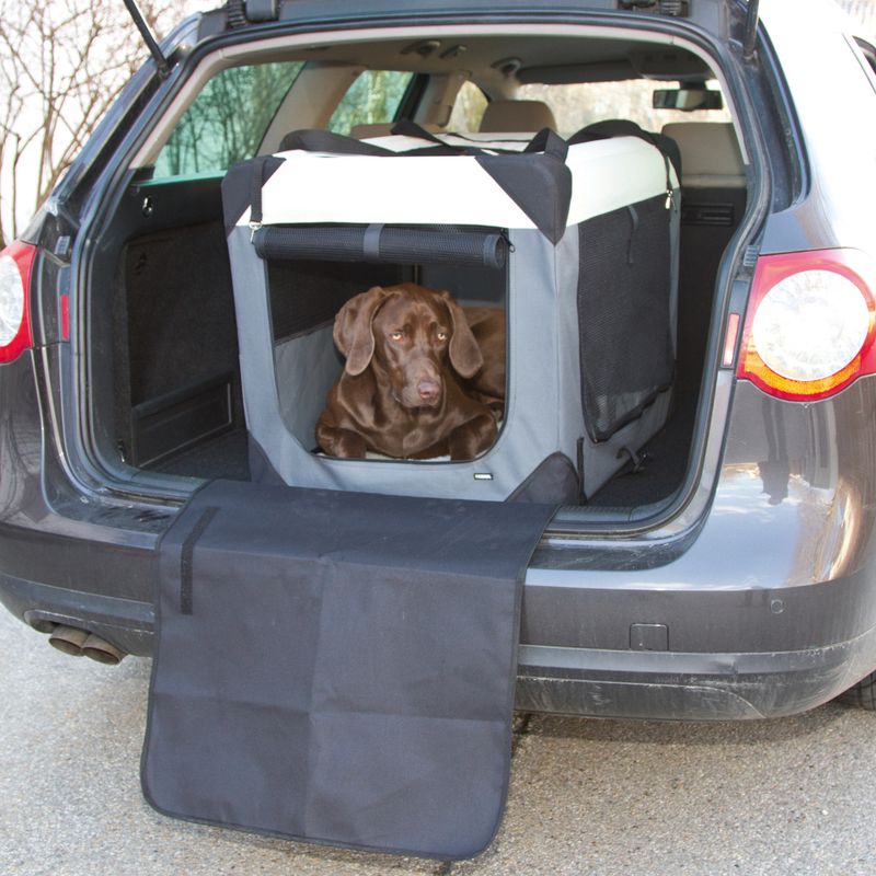 Kerbl Pet Transportbox Journey, grau/beige