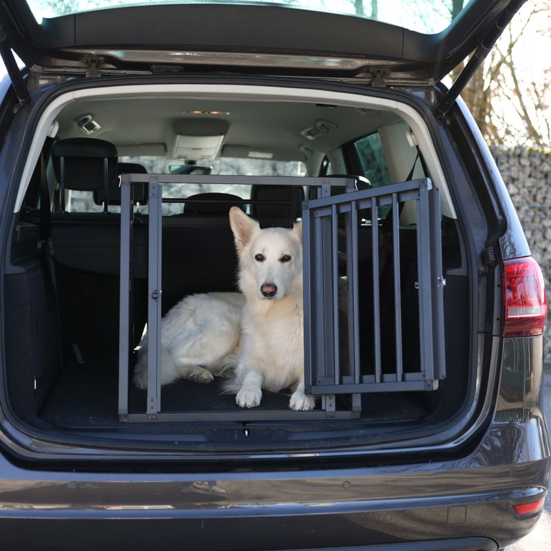 Kerbl Pet Transportbox Vacation aus Alu, graphite