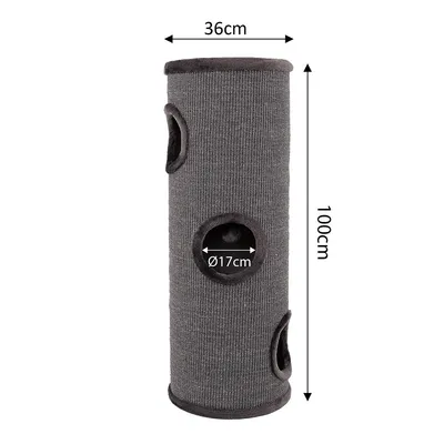 Lionto Kratztonne mit Sisal, grau