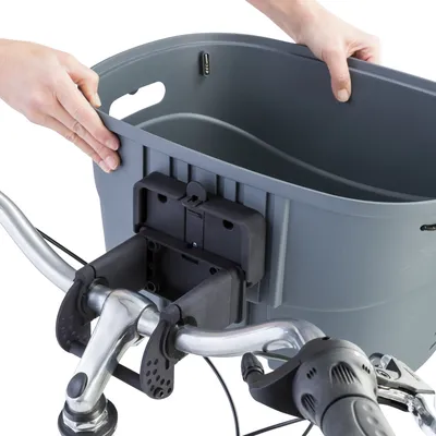 Trixie Front Bike Basket - Grey