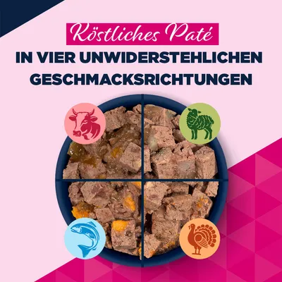 Eukanuba Puppy Reich an Rind mit Kürbis