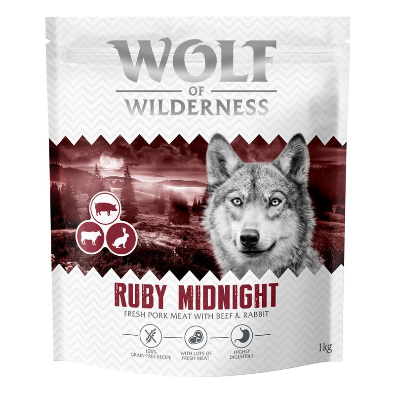 Wolf of Wilderness "Ruby Midnight" Rind & Kaninchen - getreidefrei