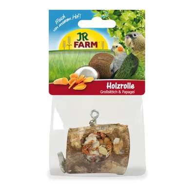 JR Farm дървена ролка за големи папагали