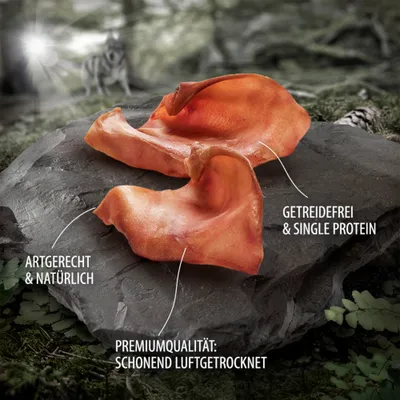 Wolf of Wilderness Premium Schweineohren "Strong Lands" - 3 x 10 Stück Wolf of Wilderness Premium Schweineohren "Strong Lands" - 3 x 10 Stück