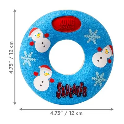 KONG Holiday AirDog® Squeaker Donut