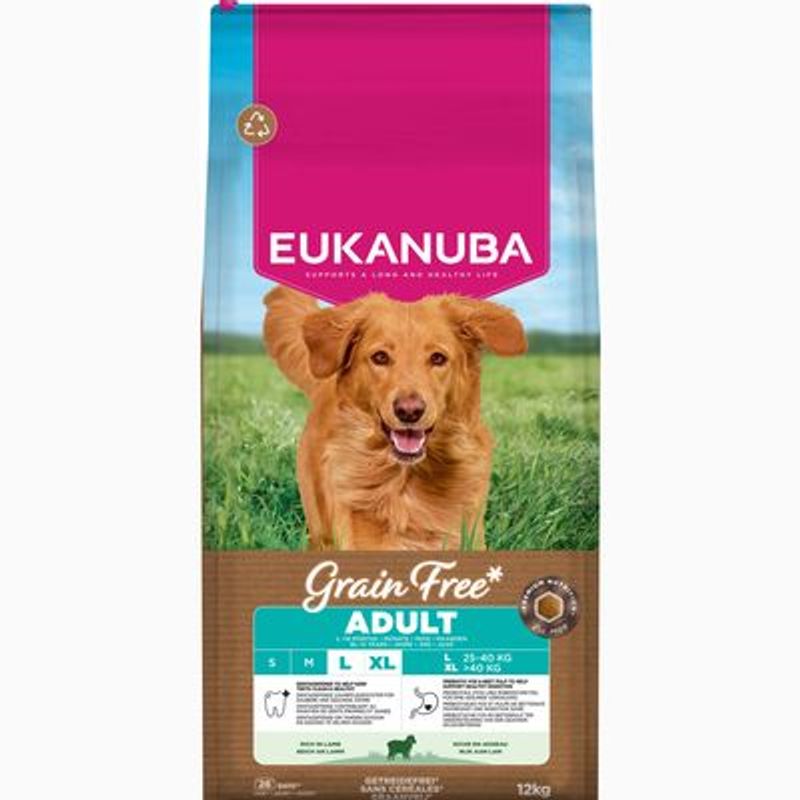 Eukanuba Grain Free Adult Large Dogs Lam