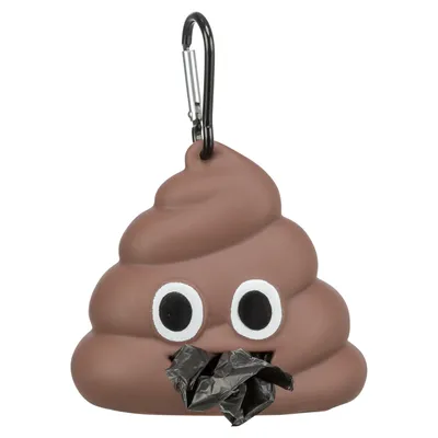 Trixie Poop Bag Dispenser - Brown - Dispenser incl. 1 x Roll of 15 Bags Trixie Poop Bag Dispenser - Brown - Dispenser incl. 1 x Roll of 15 Bags