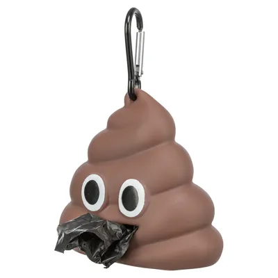 Trixie Poop Bag Dispenser - Brown - Dispenser incl. 1 x Roll of 15 Bags Trixie Poop Bag Dispenser - Brown - Dispenser incl. 1 x Roll of 15 Bags
