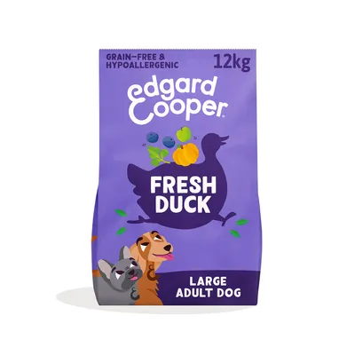 Edgard & Cooper Large Adult Hond Eend graanvrij