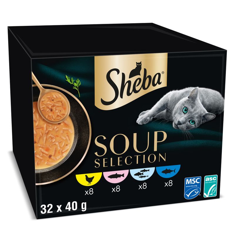Sheba Soup Selection 32 x 40 g