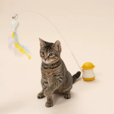 Caña de mesa Tiaki Pato con catnip juguete para gatos - 1 unidad Caña de mesa Tiaki Pato con catnip juguete para gatos - 1 unidad