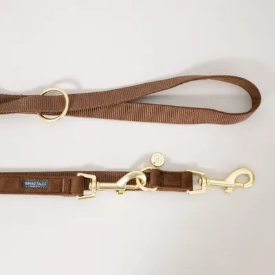 Nomad Tales Hundeleine Blush Limited Edition, mocha - 200 cm lang Nomad Tales Hundeleine Blush Limited Edition, mocha - 200 cm lang