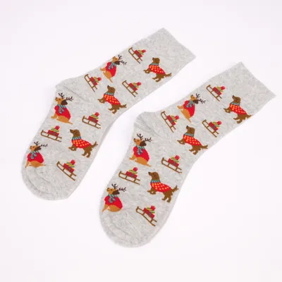 zooplus Exclusive Pet & Parent Weihnachtliche Socken - Für Hundebesitzer - Einheitsgröße (36 - 41 / 1 Paar) zooplus Exclusive Pet & Parent Weihnachtliche Socken - Für Hundebesitzer - Einheitsgröße (36 - 41 / 1 Paar)