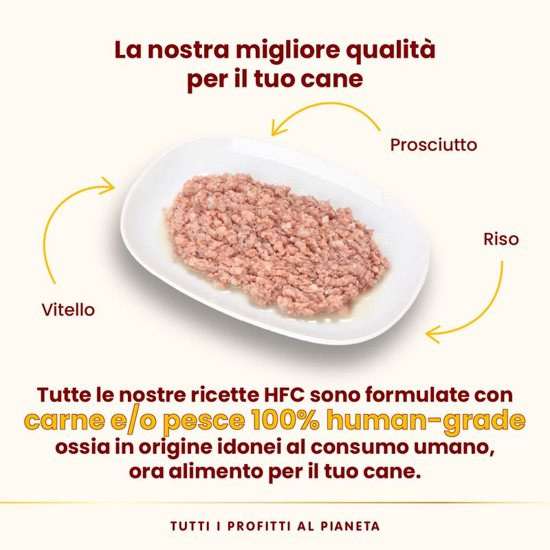 Almo Nature HFC 6 x 95 g Alimento umido per cani