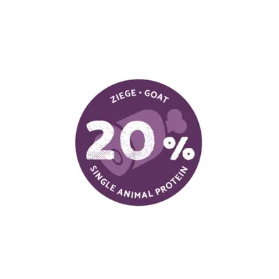 20% Ziege, Single Animal Protein, Goat.