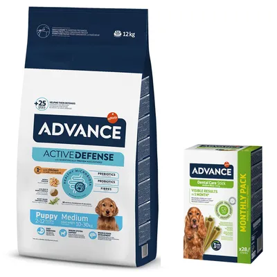 Advance сухой корм для собак + Advance Dental Care разные варианты в подарок!