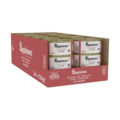Lot de boîtes Applaws 24 x 156 g