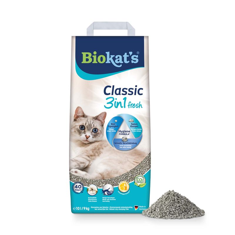 Lettiera Biokat's Classic Fresh 3in1 - Fiori di cotone