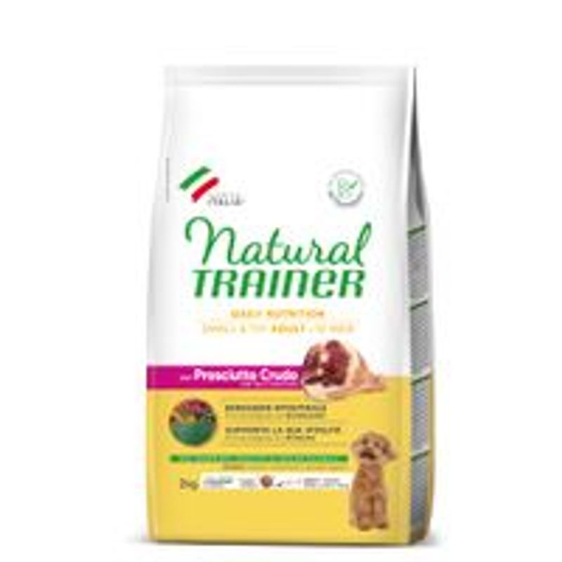 Natural Trainer Adult Small & Toy met rauwe ham (Prosciutto Crudo)