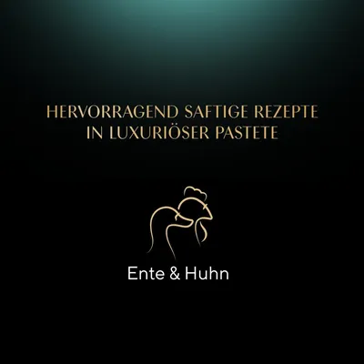 Hervorragend saftige Rezepte in luxuriöser Pastete. Ente & Huhn.