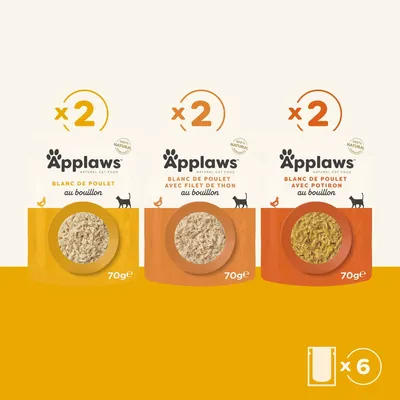 Applaws Pouch au bouillon 6 x 70 g