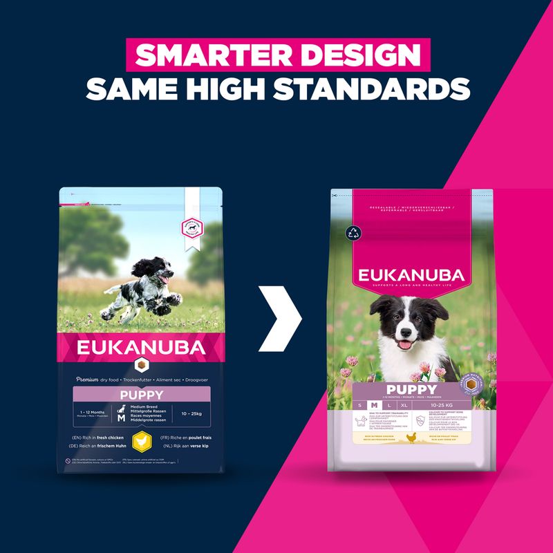 Eukanuba Premium Nutrition Puppy Medium Breed kuracie