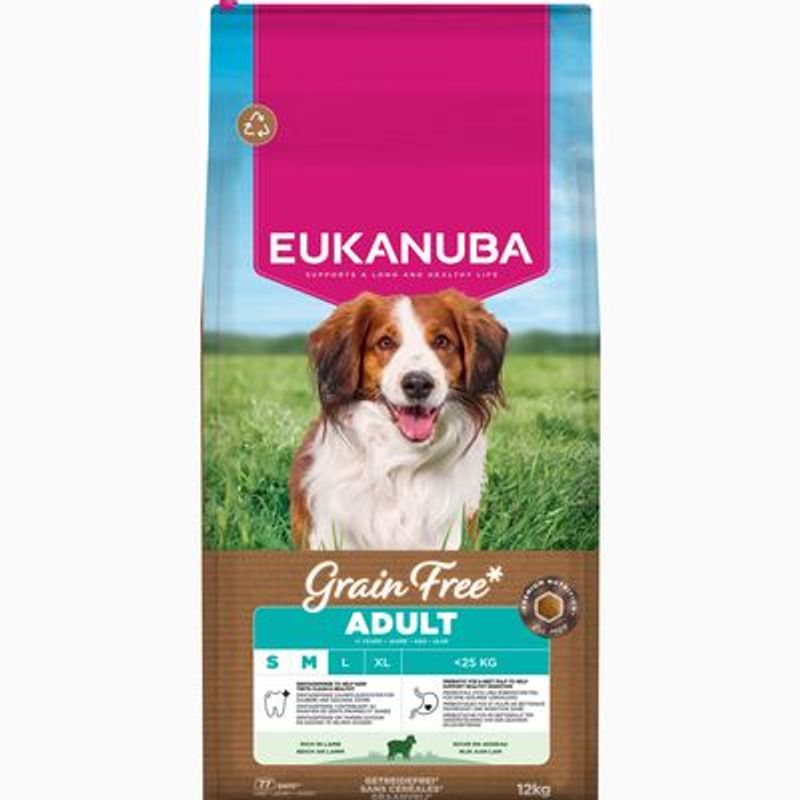 Eukanuba Grain Free Adult Small & Medium - Lamb