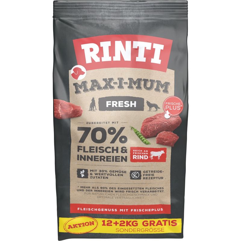 12 kg + 2 kg gratis! 14 kg RINTI Max-i-mum