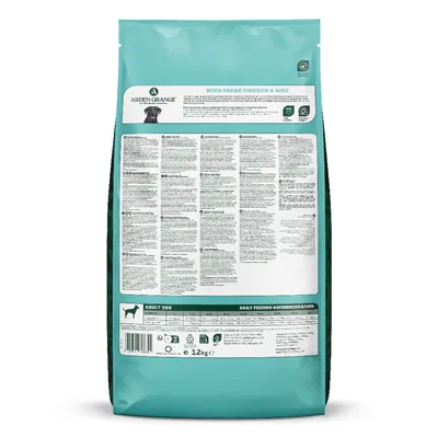 Arden Grange Daily 1+ Adult Light with Fresh Chicken & Rice - 12kg Arden Grange Daily 1+ Adult Light with Fresh Chicken & Rice - 12kg