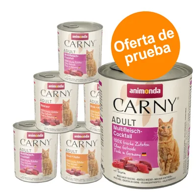 animonda Carny Adult 6 x 800 g - Pack de prueba