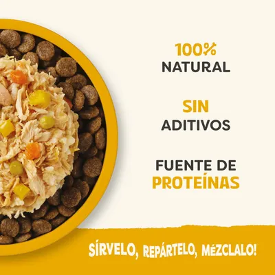 100% natural, sin aditivos, fuente de proteínas. Sírvelo, compártelo, mézclalo.