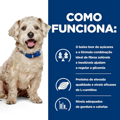 Texto: Como funciona. O baixo teor de açúcares e fibras ajuda a regular a glicemia. Proteína de elevada qualidade e L-carnitina. Níveis adequados de gordura e calorias.