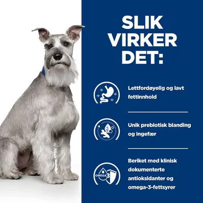 Hill's Prescription Diet i/d Low Fat Digestive Care med kylling