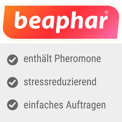 beaphar. Enthält Pheromone, stressreduzierend, einfaches Auftragen.