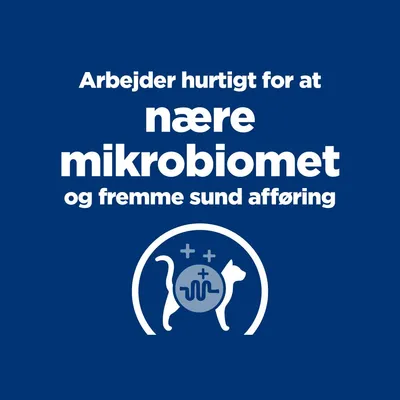 Arbejder hurtigt for at nære mikrobiomet og fremme sund afføring